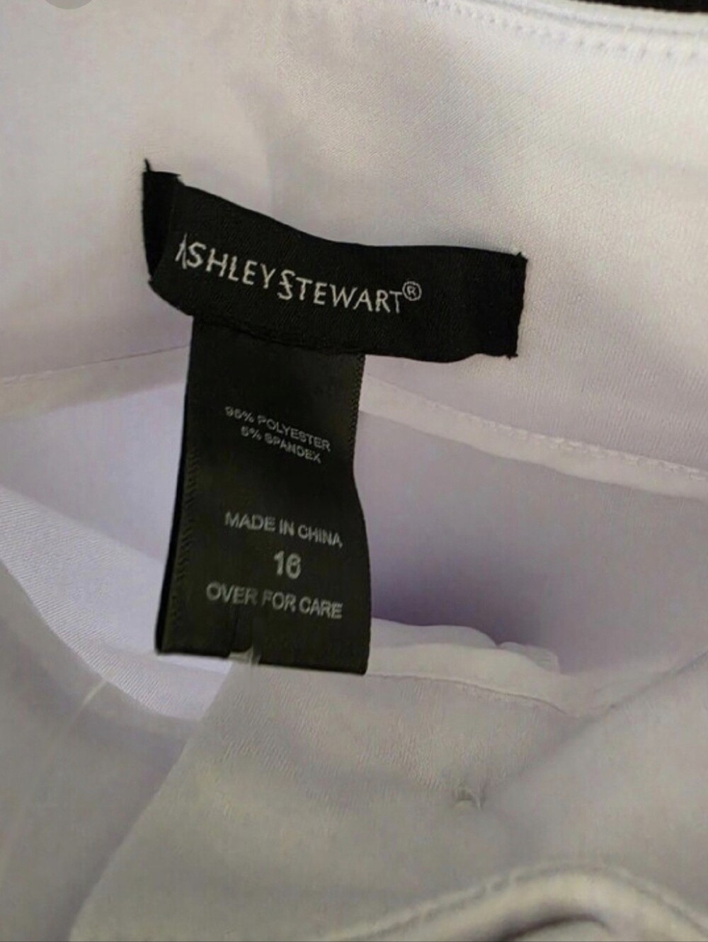 Ashley Stewart White Pleated Cape Pantsuit Size 16 NWT - Picture 9 of 9
